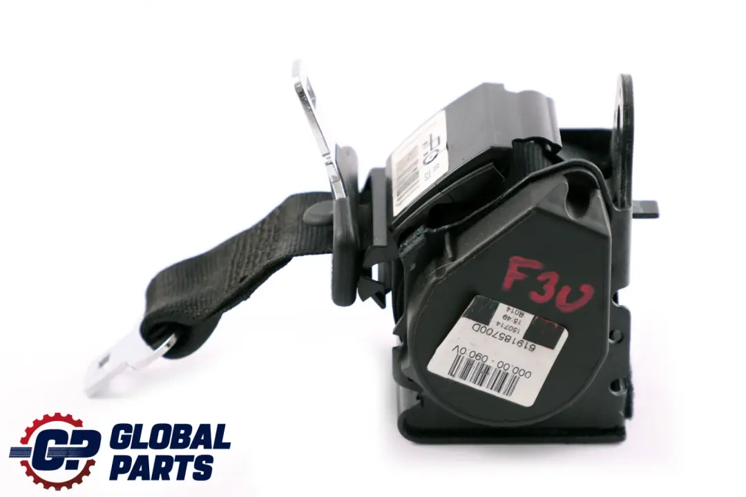 BMW F30 F80 M3 LCI Cintura sicurezza posteriore superiore Schwarz Nero - SKU 7259395 - Numero di parte 7259395