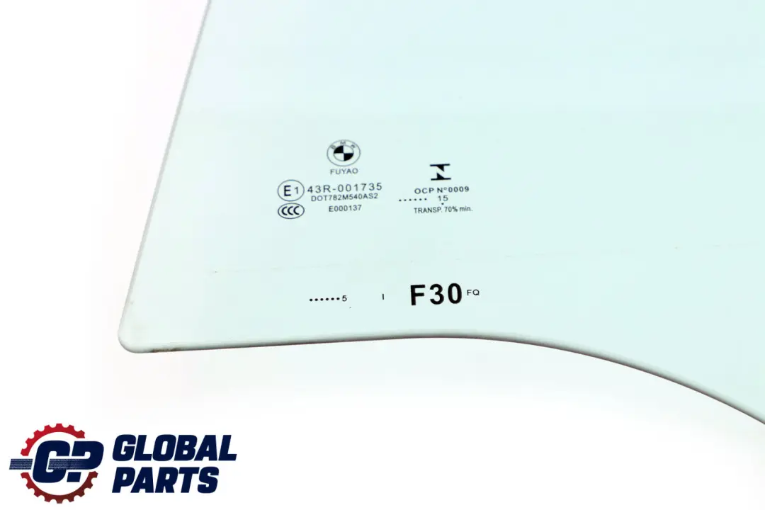 BMW F30 F80 M3 Posteriore Sinistra T?rseite Finestra di Vetro Verde AS2 - SKU 7259819 - Numero di parte 7259819 