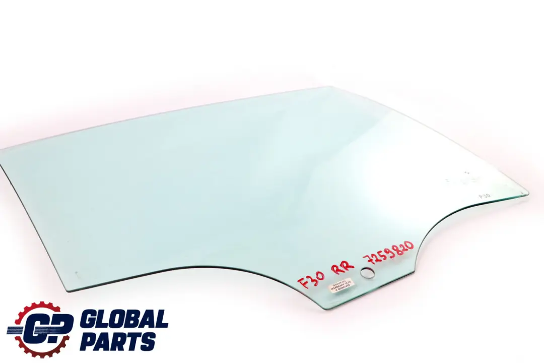 Right O/S Door Side Green Window Glass AS2 to BMW F30 F80 M3 Rear with Part number 7259820 BMW F30 F80 M3 Rear Right O/S Door Side Green Window Glass AS2 - SKU 7259820 - Part number 7259820