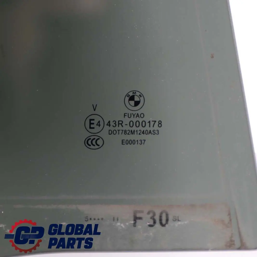 Vetro Finestra Porta Tinta AS3 Posteriore Destra per BMW F30 F80 M3 con numero di parte 7259822 BMW F30 F80 M3 Vetro Finestra Porta Tinta AS3 Posteriore Destra - SKU 7259822 - Numero di parte 7259822