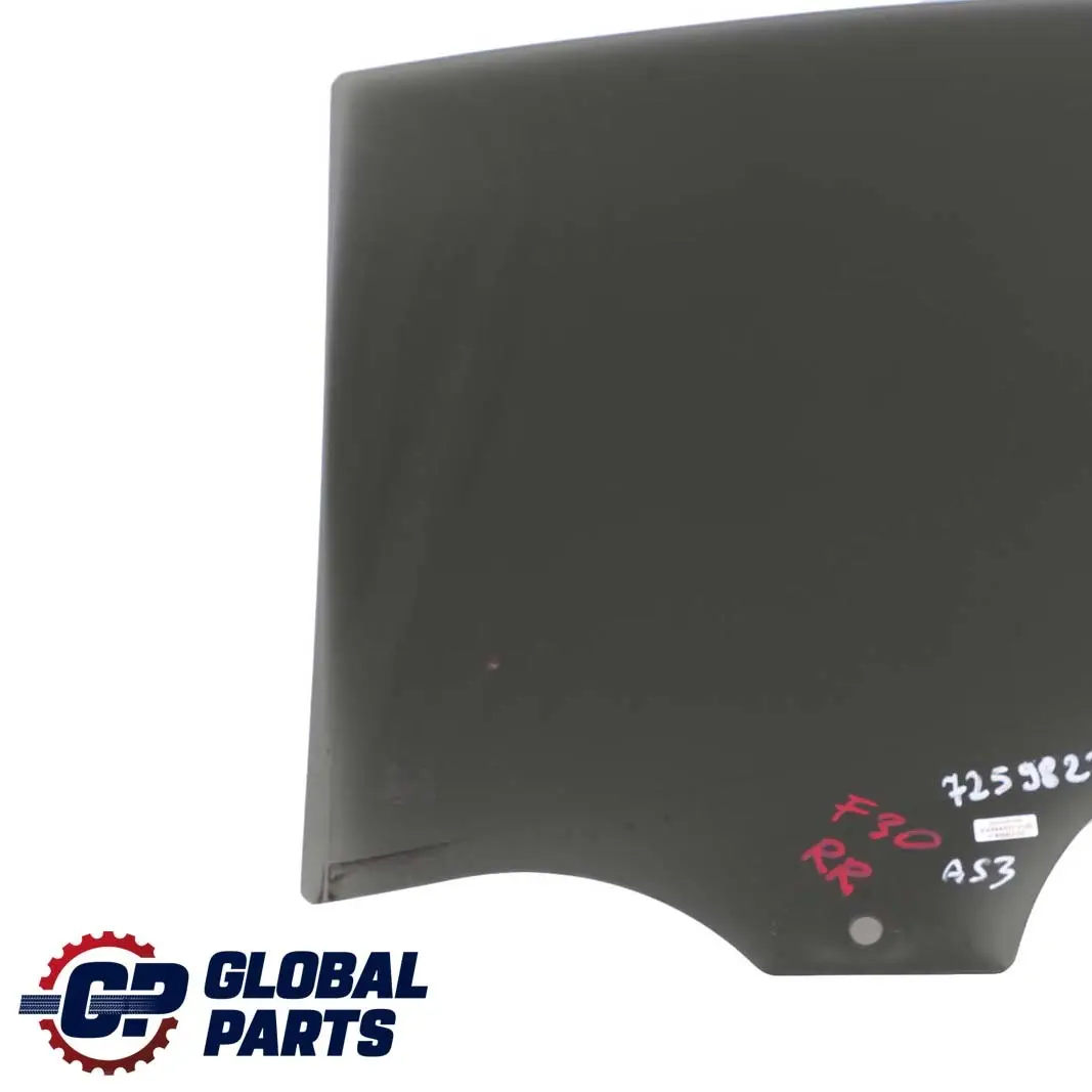 BMW F30 F80 M3 Vetro Finestra Porta Tinta AS3 Posteriore Destra - SKU 7259822 - Numero di parte 7259822