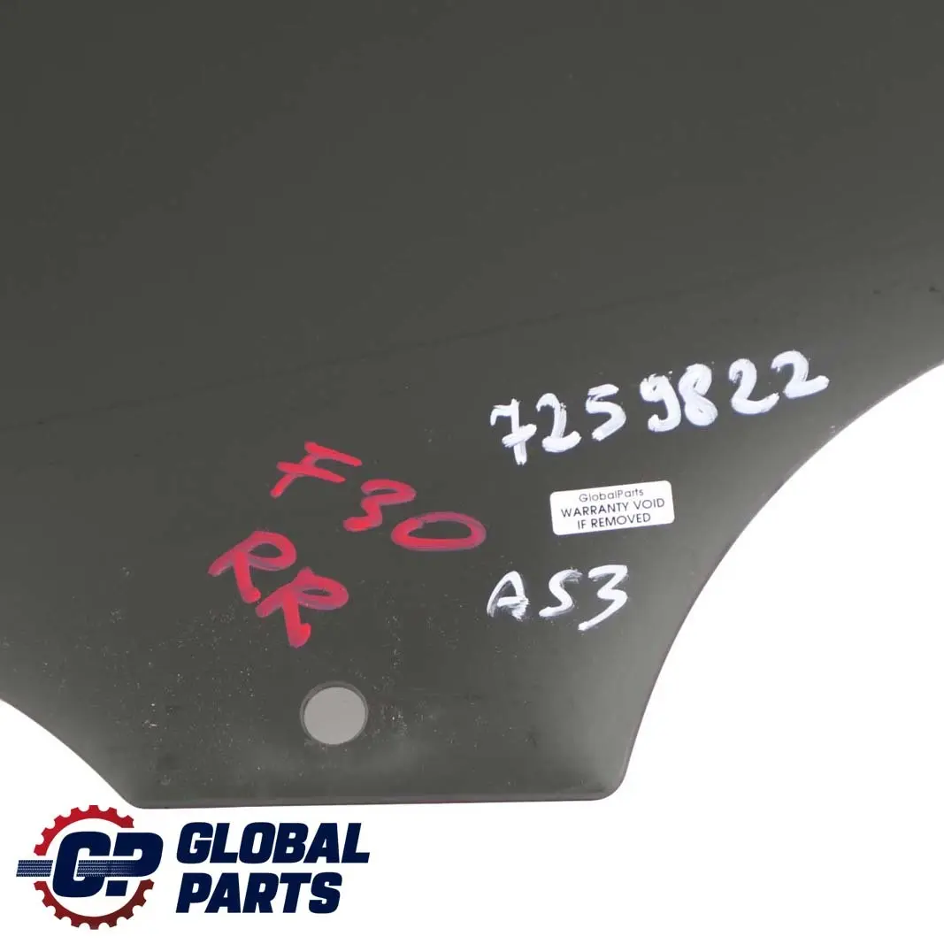 Vetro Finestra Porta Tinta AS3 Posteriore Destra per BMW F30 F80 M3 con numero di parte 7259822 BMW F30 F80 M3 Vetro Finestra Porta Tinta AS3 Posteriore Destra - SKU 7259822 - Numero di parte 7259822