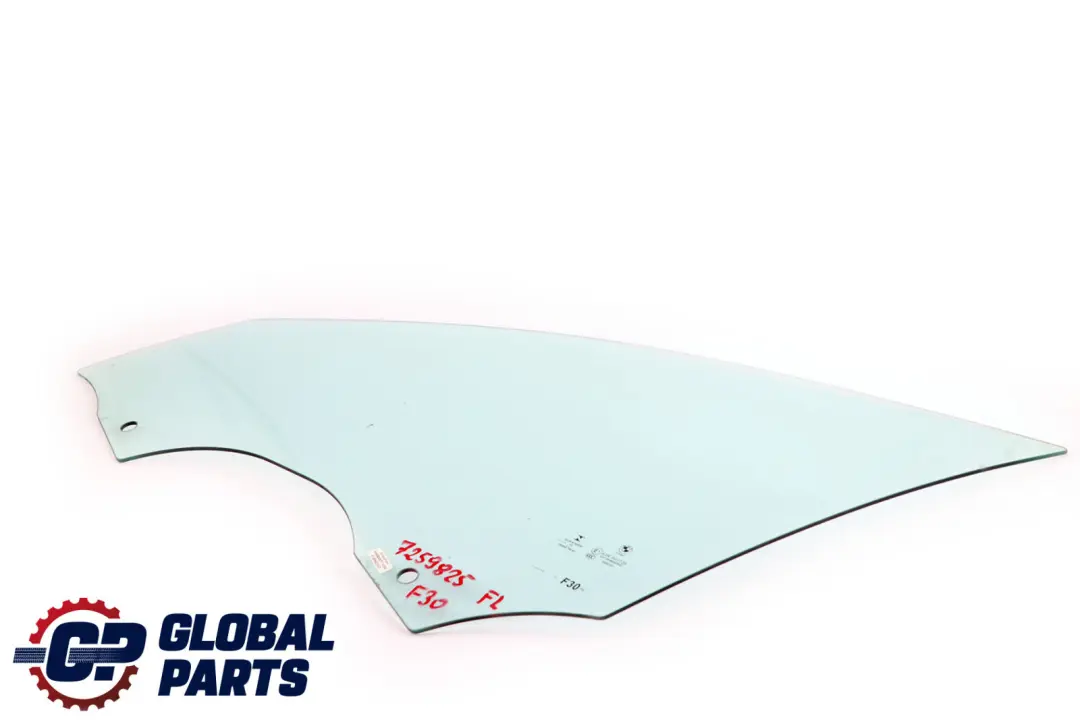 BMW F30 F31 Front Left Door N/S Window Glass Green AS2 - SKU 7259825 - Part number 7259825