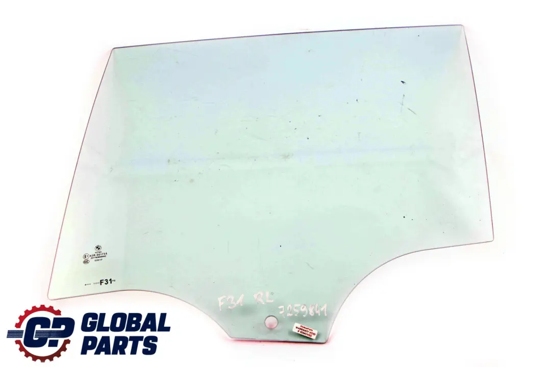 Verre de porte arriere gauche pour BMW F31 à propos du numéro de pièce 7259841 BMW F31 Verre de porte arriere gauche - SKU 7259841 - Numéro de pièce 7259841