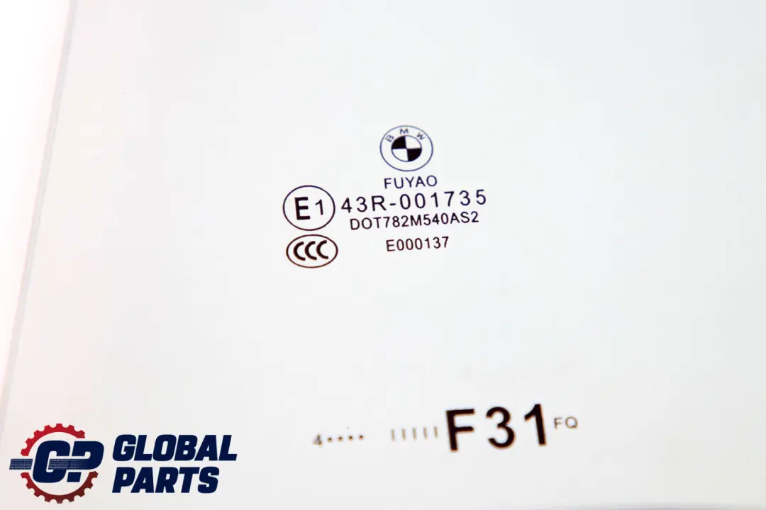 Door Window Glass Rear Left N/S to BMW F31 with Part number 7259841 BMW F31 Door Window Glass Rear Left N/S - SKU 7259841 - Part number 7259841