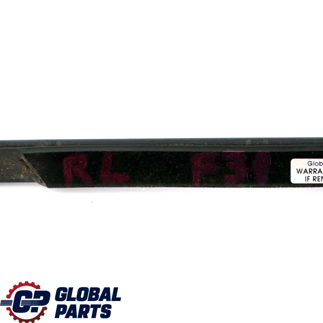 Canale Lucido Sigillante Esterno Porta Posteriore Sinistra per BMW F31 LCI con numero di parte 7260535 BMW F31 LCI Canale Lucido Sigillante Esterno Porta Posteriore Sinistra - SKU 7260535 - Numero di parte 7260535