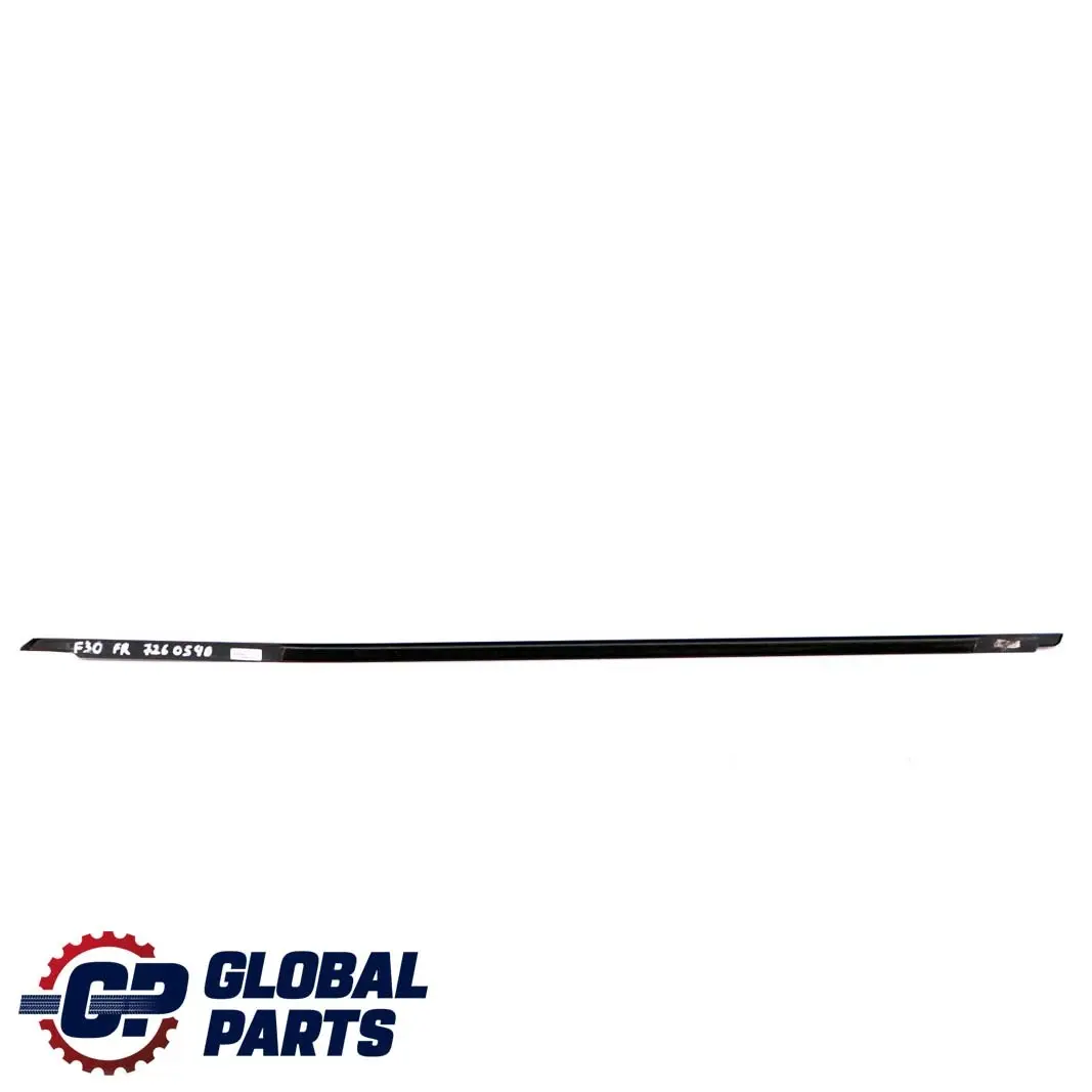  Guarnizione Canale Porta BMW F30 F31 LCI Striscia Esterna Anteriore Destra - SKU 7260540 - Numero di parte 7260540