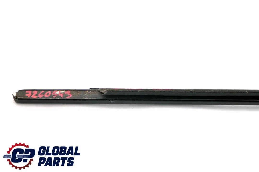 BMW F30 Canale Guarnizione Porta Esterna Posteriore Sinistra Lucido Glanzschwarz - SKU 7260543 - Numero di parte 7260543