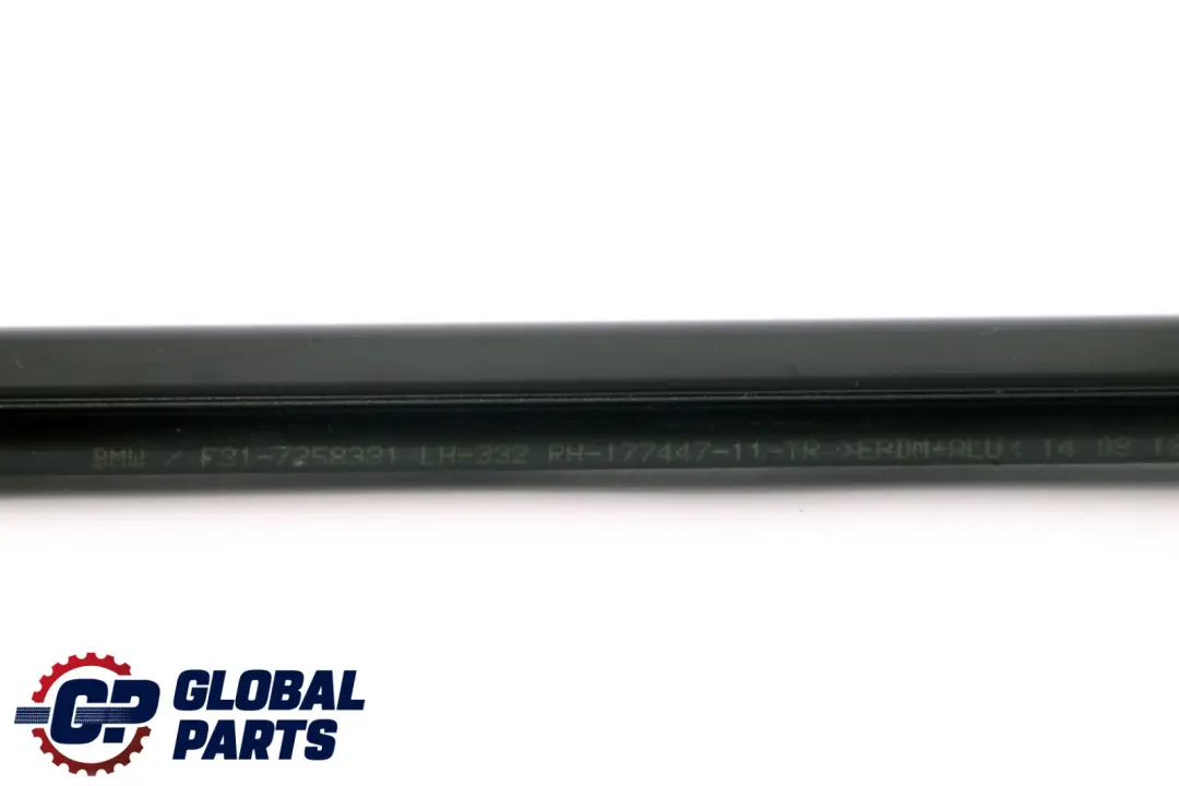 Canal Sellado Exterior Puerta Trasera Izquierda Alto Brillo Glanzschwarz para BMW F30 con número de pieza 7260543 BMW F30 Canal Sellado Exterior Puerta Trasera Izquierda Alto Brillo Glanzschwarz - SKU 7260543 - Número de pieza 7260543