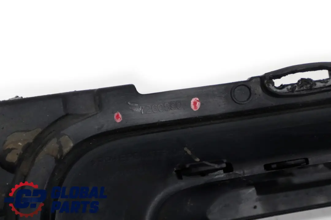 Mini Cooper S R56 R57 LCI Paragolpes Trasero Panel Rejilla Negro - SKU 7260590 - Número de pieza 7260590
