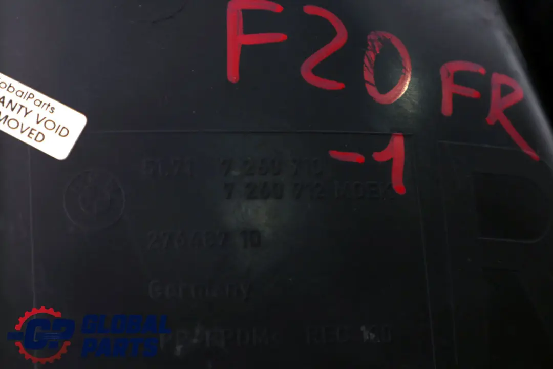 Nadkole Osłona Prawy Przód do BMW F20 F21 F22 F23 LCI o numerze 7260710 BMW F20 F21 F22 F23 LCI Nadkole Osłona Prawy Przód - SKU 7260710-1 - Numer Części 7260710