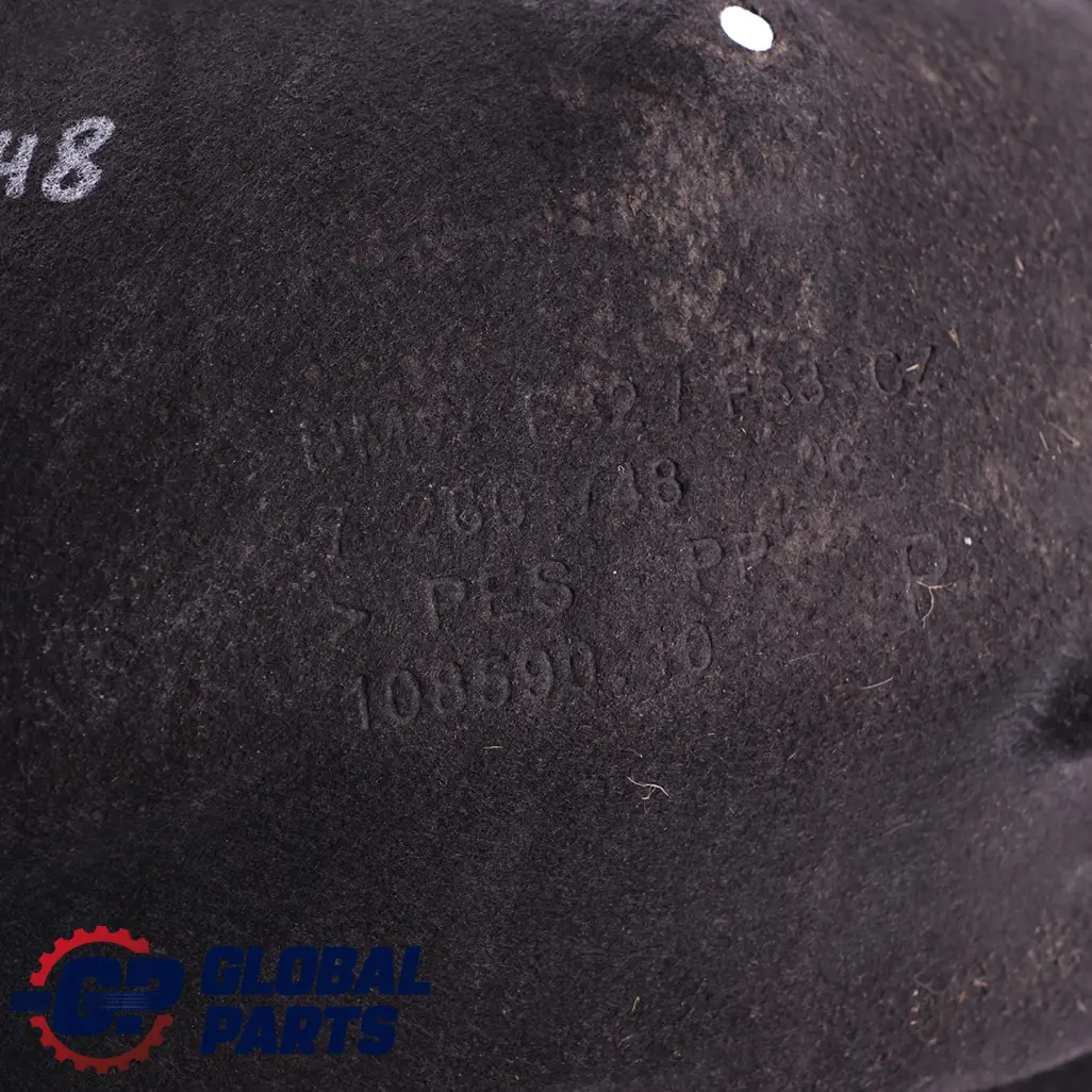 BMW Serie 4 F32 F33 Copertura arco ruota posteriore destro Paraspruzzi - SKU 7260748 - Numero di parte 7260748