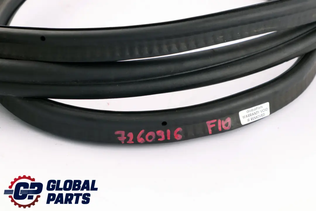 Junta Tapa Maletero para BMW F10 con número de pieza 7260916 BMW F10 Junta Tapa Maletero - SKU 7260916 - Número de pieza 7260916