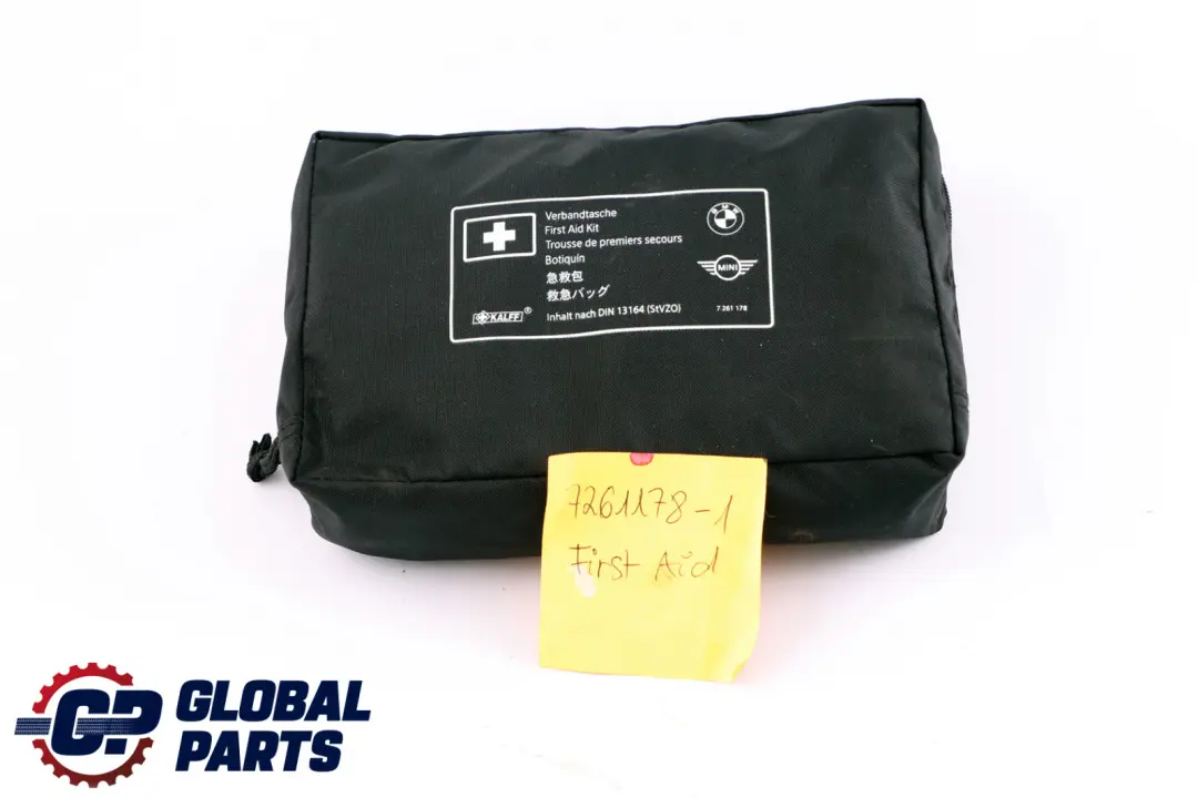 Universal 1 Erste-Hilfe-Notfall-Kit-Tasche schwarz für BMW mit Teilenummer 7261178 BMW Universal 1 Erste-Hilfe-Notfall-Kit-Tasche schwarz - SKU 7261178-1 - Teilenummer 7261178
