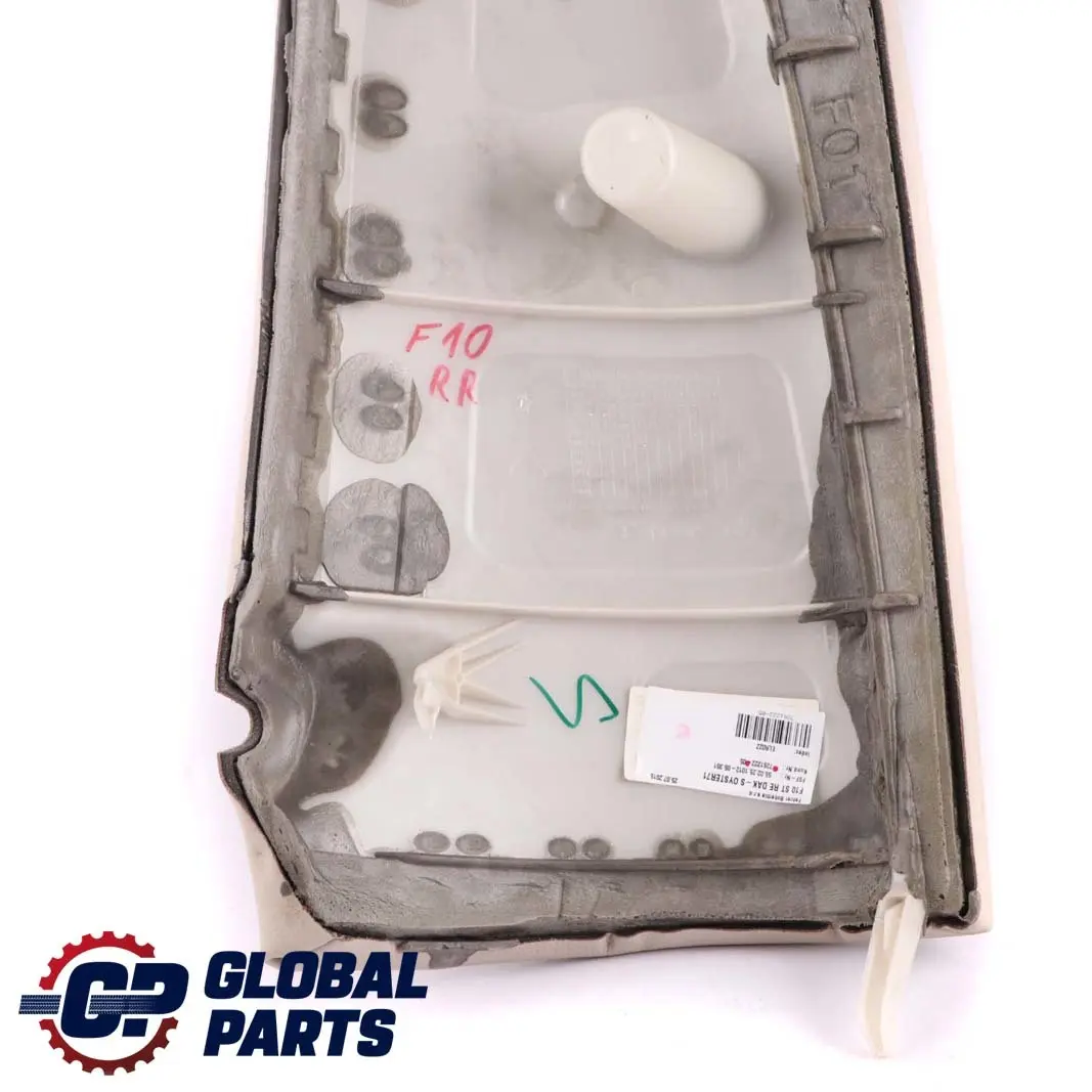 BMW F10 Asiento Trasero Lado Derecho Acabado Cubierta Cuero Dakota Oyster - SKU 7261222 - Número de pieza 7261222