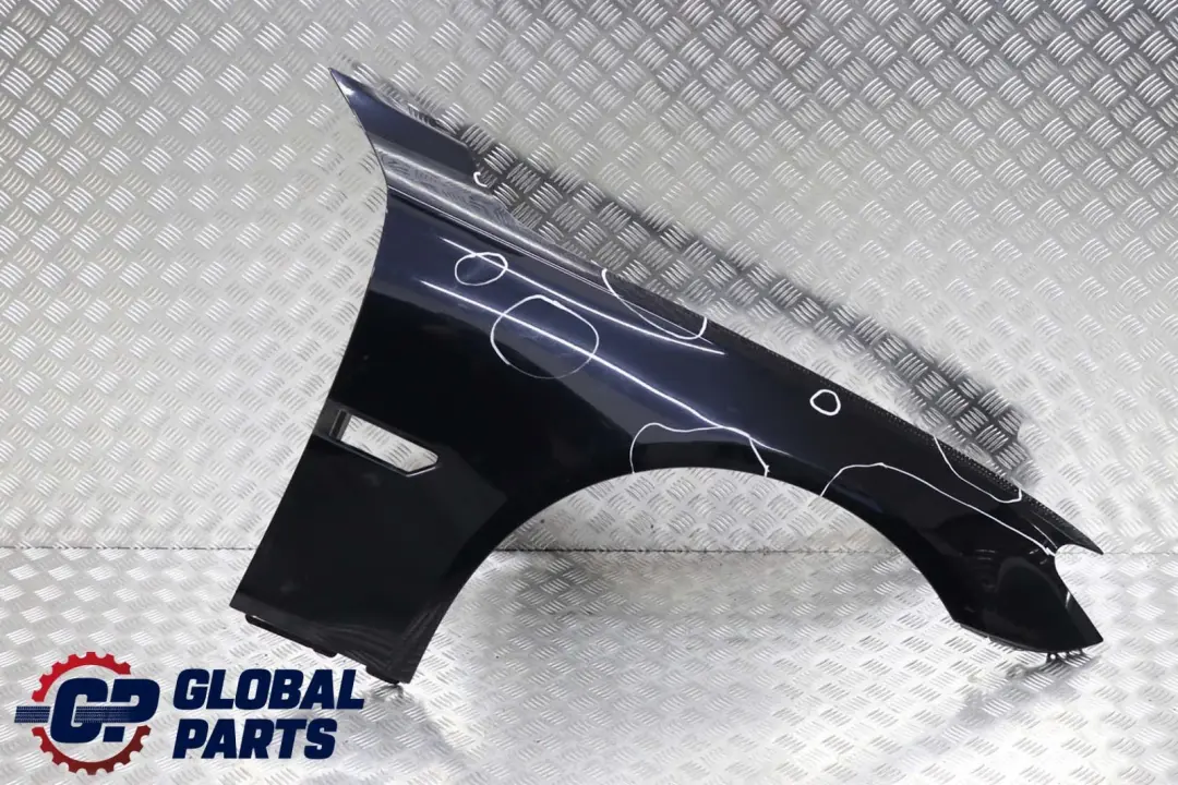 Front Right Wing Fender Side Panel O/S Carbonschwarz Carbon Black 416 to BMW 7 F01 with Part number 7261462 BMW 7 F01 Front Right Wing Fender Side Panel O/S Carbonschwarz Carbon Black 416 - SKU 7261462-CAR - Part number 7261462