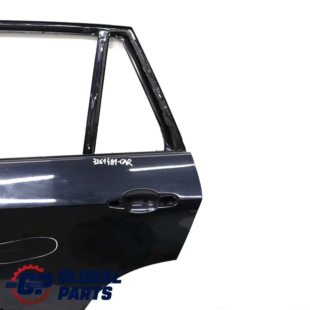 BMW X5 E70 Porte Arriere Gauche Noir de Carbone Charbon Noir Metallise - 416 - SKU 7261481-CAR - Numéro de pièce 7261481