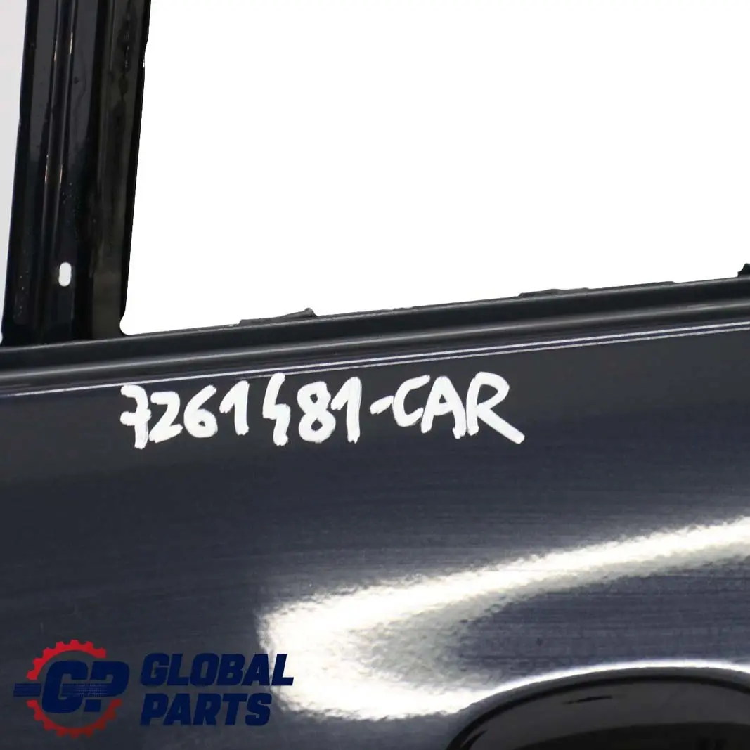 BMW X5 Series E70 Door Rear Left N/S Carbonschwarz Carbon Black - 416 - SKU 7261481-CAR - Part number 7261481