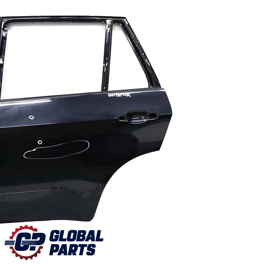 BMW X5 E70 Porte Arriere Gauche Noir de Carbone Charbon Noir Metallise - 416 - SKU 7261481-CAR - Numéro de pièce 7261481