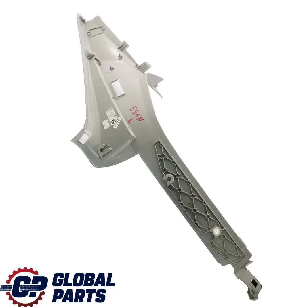 BMW E91 LCI Tapa Columna D Parabrisas Ventana Trim Izquierda Gris - SKU 7261901 - Número de pieza 7261901