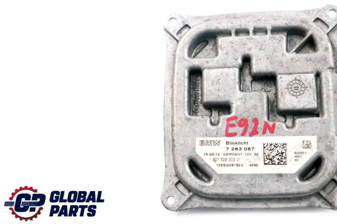 BMW 3 Series E92 E93 LCI Control Unit Module Turn Indicator - SKU 7263087 - Part number 7263087