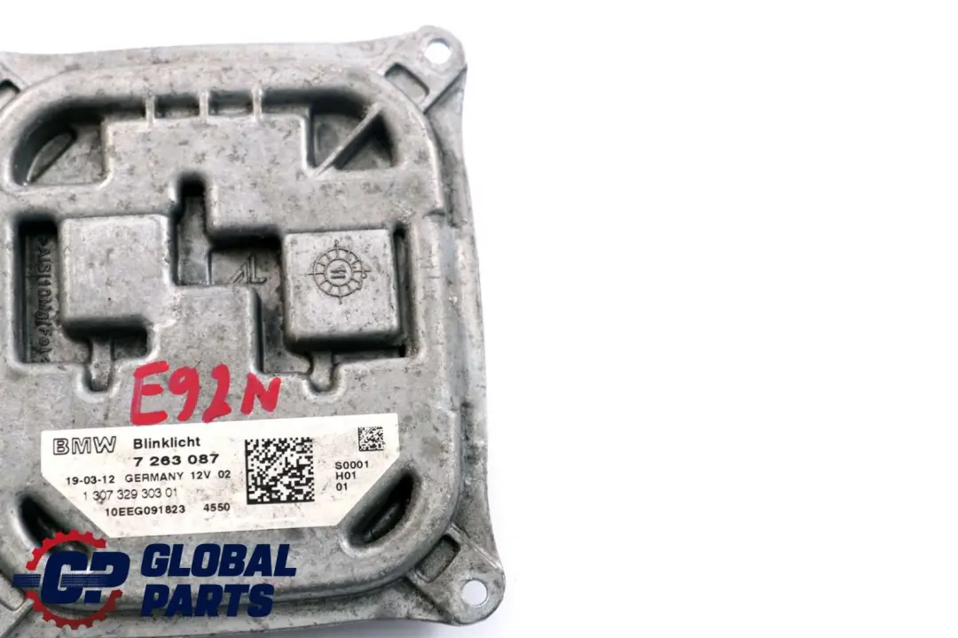 Control Unit Module Turn Indicator to BMW E92 E93 LCI with Part number 7263087 BMW E92 E93 LCI Control Unit Module Turn Indicator - SKU 7263087 - Part number 7263087