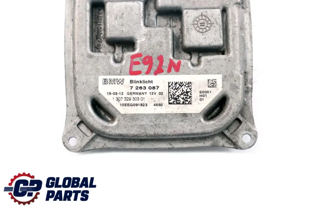 BMW 3 Series E92 E93 LCI Control Unit Module Turn Indicator - SKU 7263087 - Part number 7263087