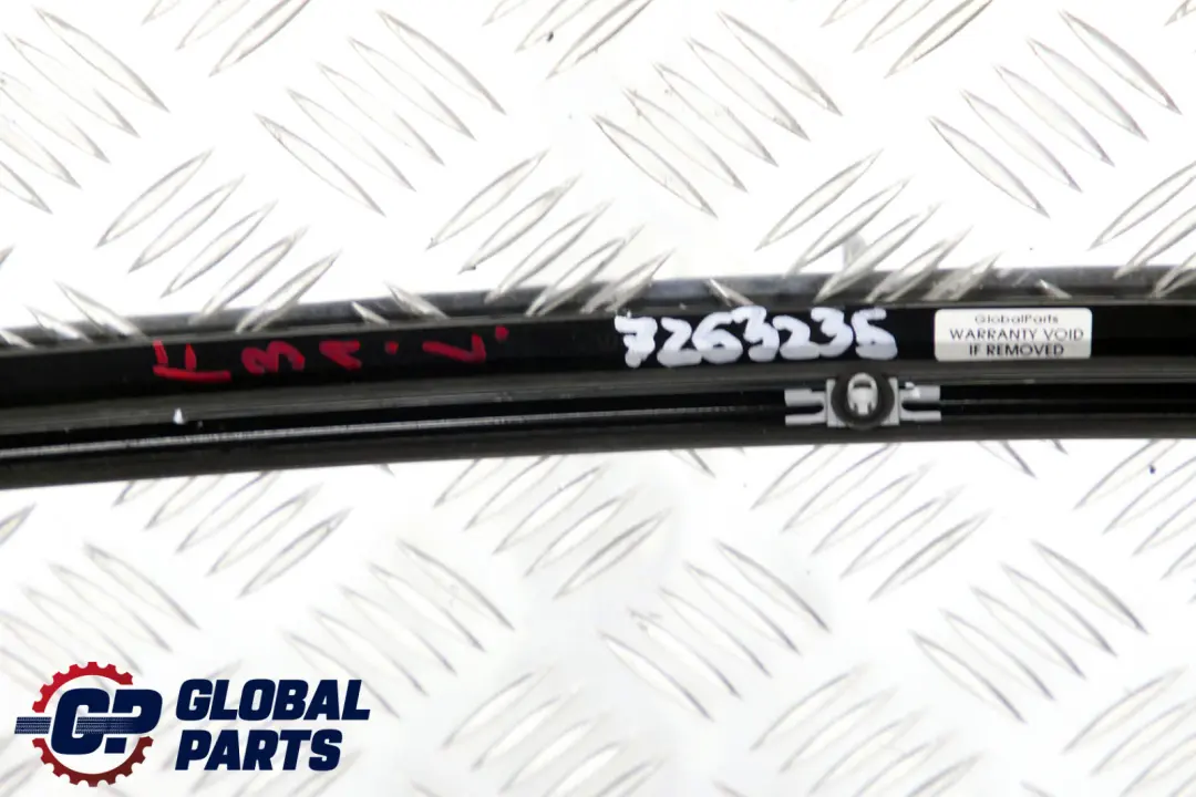 BMW 3 F31 Touring Left N/S Side Frame Trim Strip Finisher High Gloss Black - SKU 7263235 - Part number 7263235