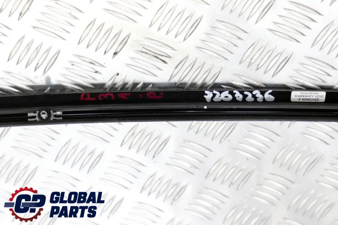 BMW 3 F31 Touring Right O/S Side Frame Trim Strip Finisher High Gloss Black - SKU 7263236 - Part number 7263236