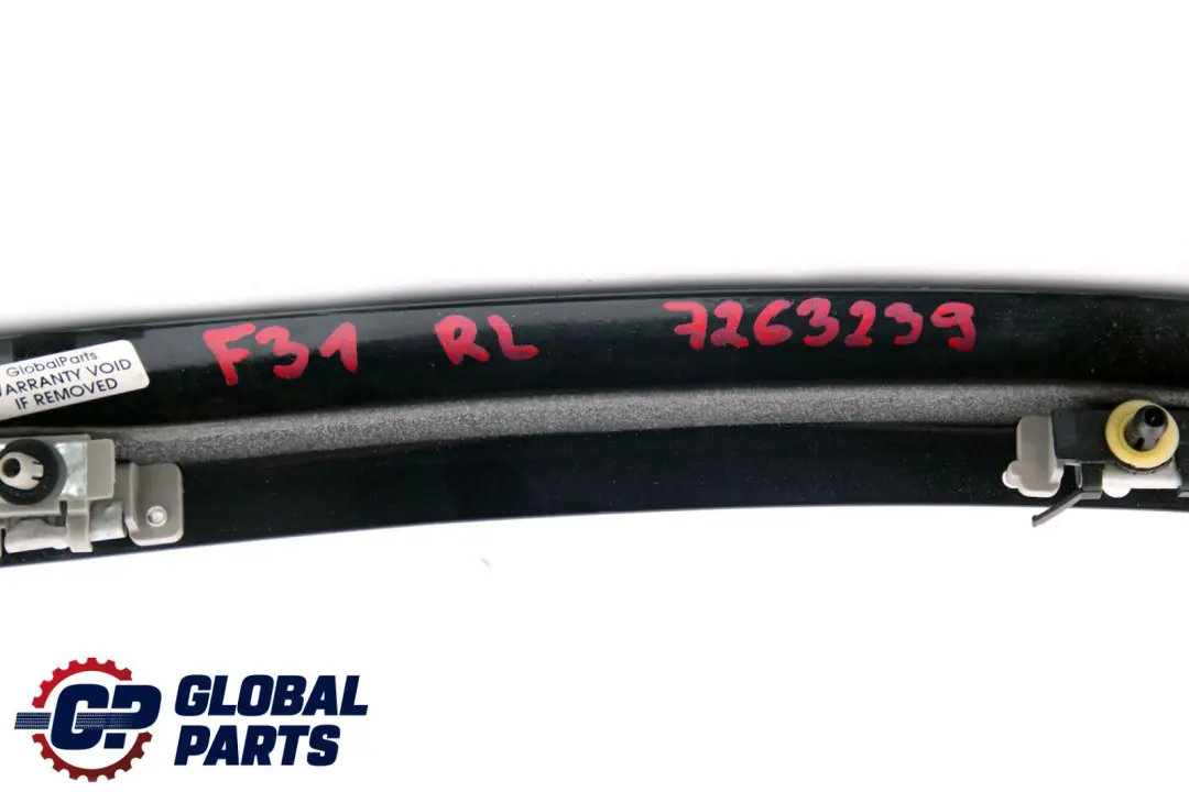 BMW F31 Touring Moulding Trim Strip Side Frame Rear Left N/S High Gloss Black - SKU 7263239 - Part number 7263239