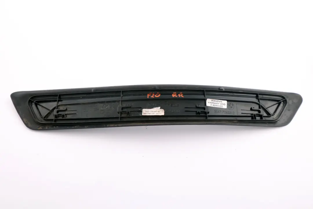 BMW F20 Panel Moldura Cubierta De Entrada, Placa De Protección Trasera Derecha - SKU 7263312 - Número de pieza 7263312
