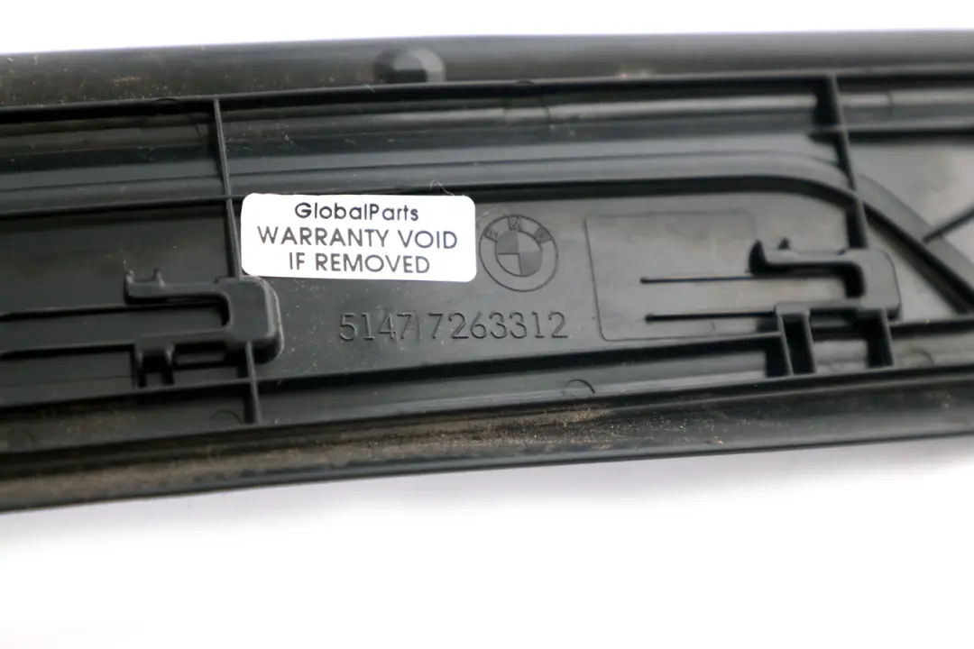 BMW F20 Panel Moldura Cubierta De Entrada, Placa De Protección Trasera Derecha - SKU 7263312 - Número de pieza 7263312
