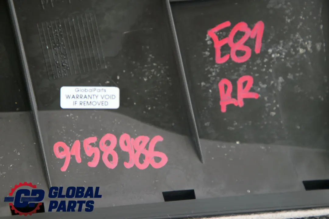BMW E81 E82 Asiento Trasero Lateral Acabado Esquina Derecha Tela Cuero Pearlpoin - SKU 7263342 - Número de pieza 7263342