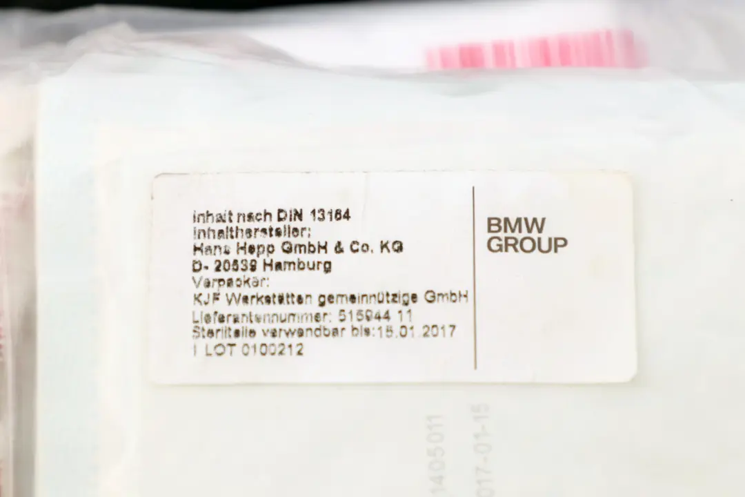 Universal First Aid Emergency Medical Kit Pouch Black to BMW with Part number 7263439 BMW Universal First Aid Emergency Medical Kit Pouch Black - SKU 7263439 - Part number 7263439