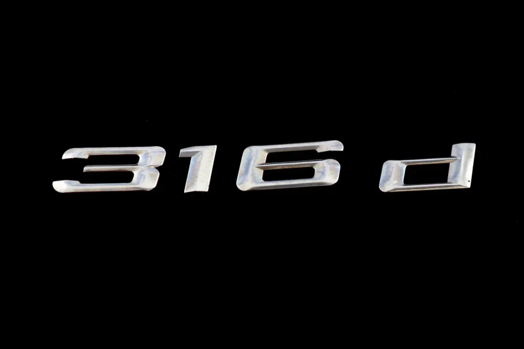 BMW 3 Series E90 LCI Rear Boot Trunk Lid Emblem Adhered Badge Lettering 316 d - SKU 7264020 - Part number 7264020