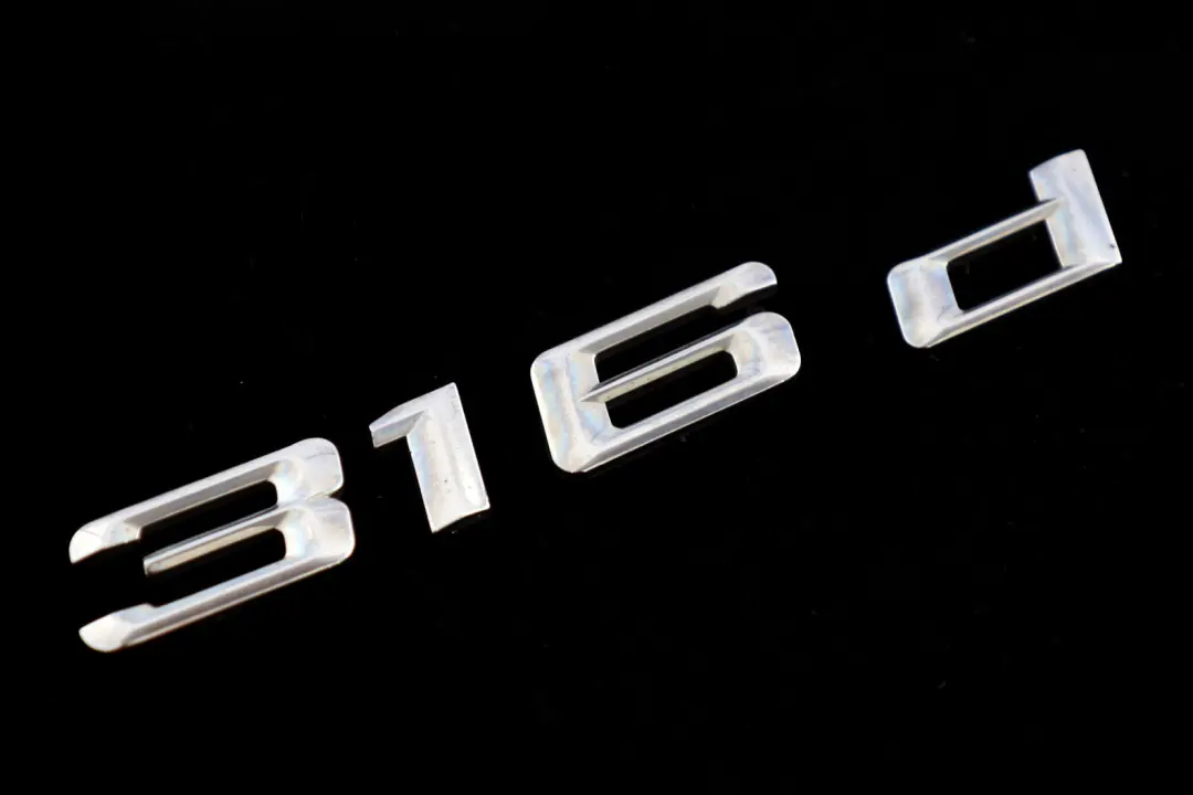BMW 3 Series E90 LCI Rear Boot Trunk Lid Emblem Adhered Badge Lettering 316 d - SKU 7264020 - Part number 7264020