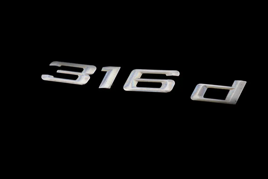 BMW 3 Series E90 LCI Rear Boot Trunk Lid Emblem Adhered Badge Lettering 316 d - SKU 7264020 - Part number 7264020