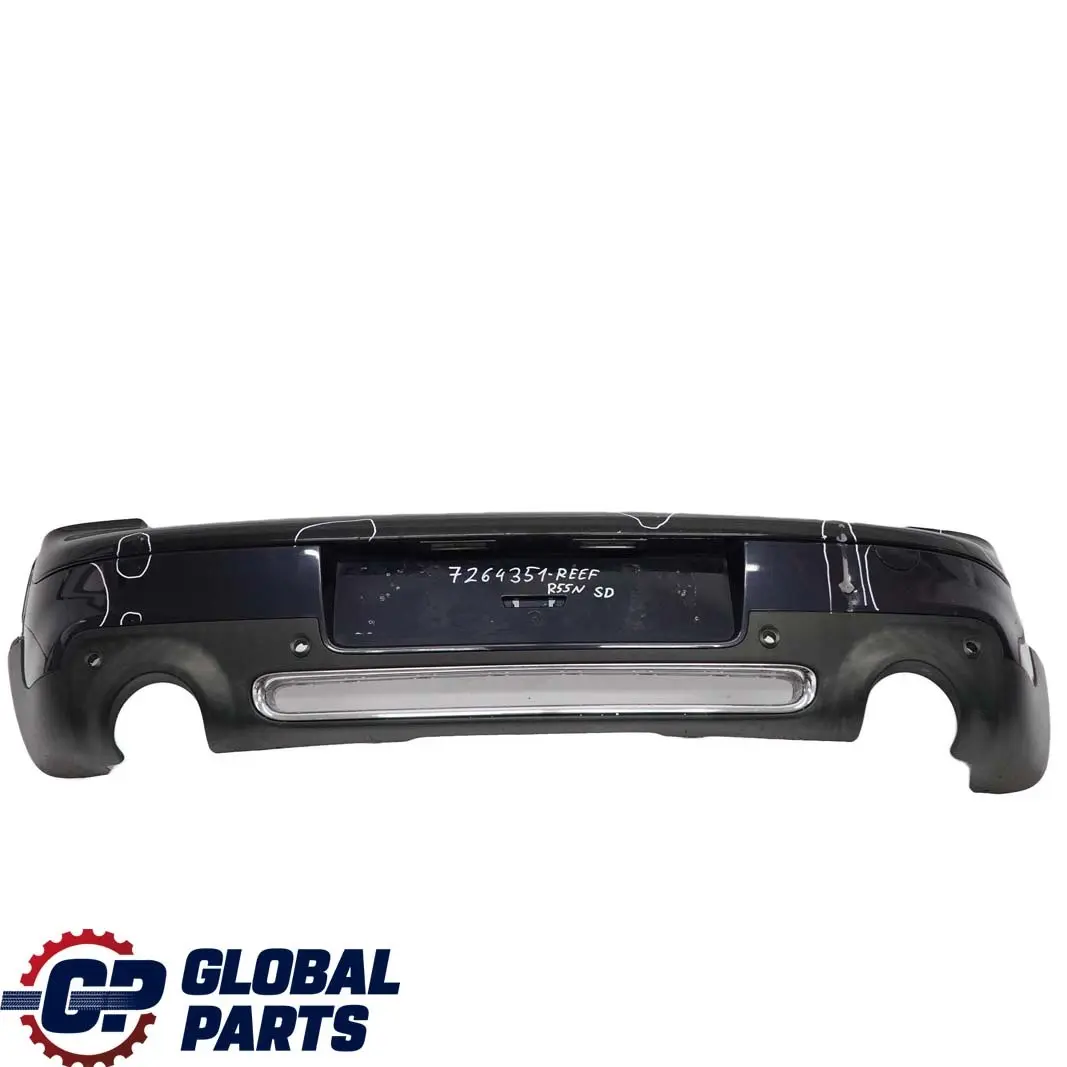 BMW Mini Clubman R55 LCI Cooper S PDC Rear Bumper Trim Panel Reef Blue - B30 - SKU 7264351-REEF - Part number 7264351