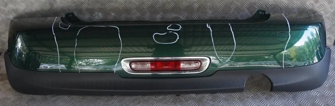 BMW Mini Cooper R56 R57 LCI R58 Rear Bumper Trim Panel British Racing Green - SKU 7264355-BRG - Part number 7264355