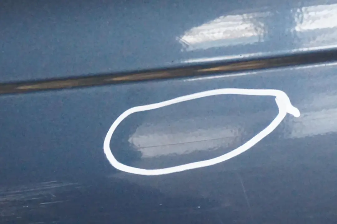 Bumper Trim Panel Horizon Blue to BMW Mini Cooper R56 R57 LCI R58 R59 1 Rear with Part number 7264355 BMW Mini Cooper R56 R57 LCI R58 R59 1 Rear Bumper Trim Panel Horizon Blue - SKU 7264355-HB - Part number 7264355