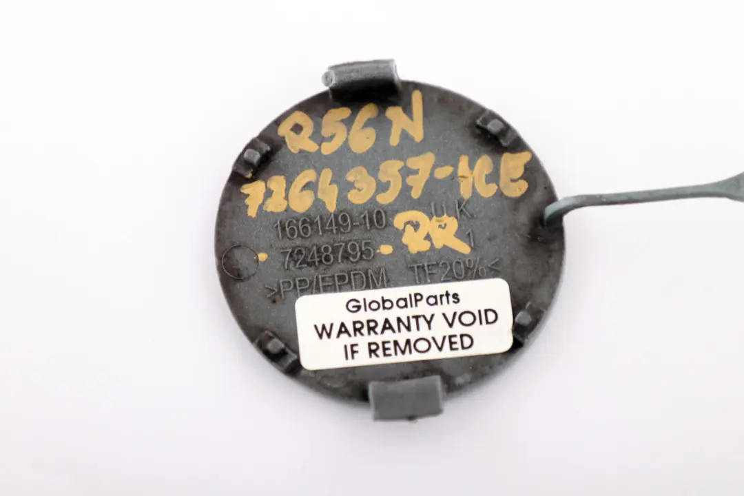 paraurti posteriore traino occhiello copertura Trim destra blu per Mini R56 LCI con numero di parte 7264357 Mini R56 LCI paraurti posteriore traino occhiello copertura Trim destra blu - SKU 7264357-ICE - Numero di parte 7264357