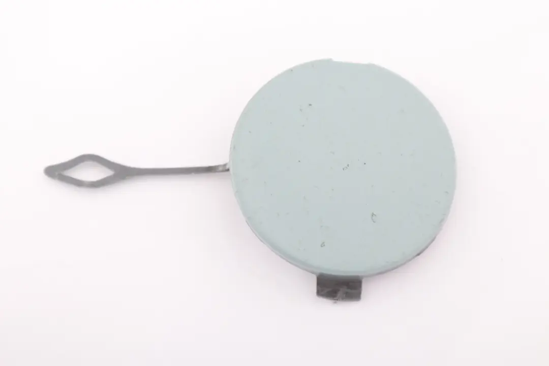 Mini R56 LCI Pare-chocs arrière Couvre-œillets remorquage droite Bleu glacier - SKU 7264357-ICE - Numéro de pièce 7264357