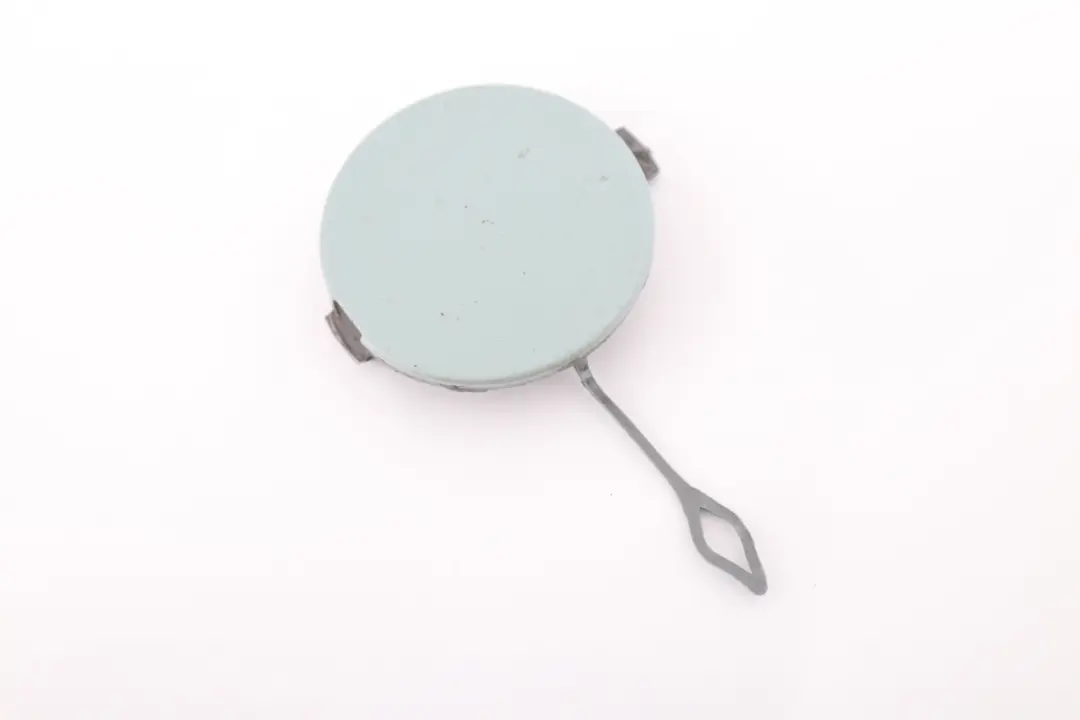 Mini R56 LCI Rear Bumper Towing Lug Eye Cover Cap Trim Right O/S Ice Blue - SKU 7264357-ICE - Part number 7264357
