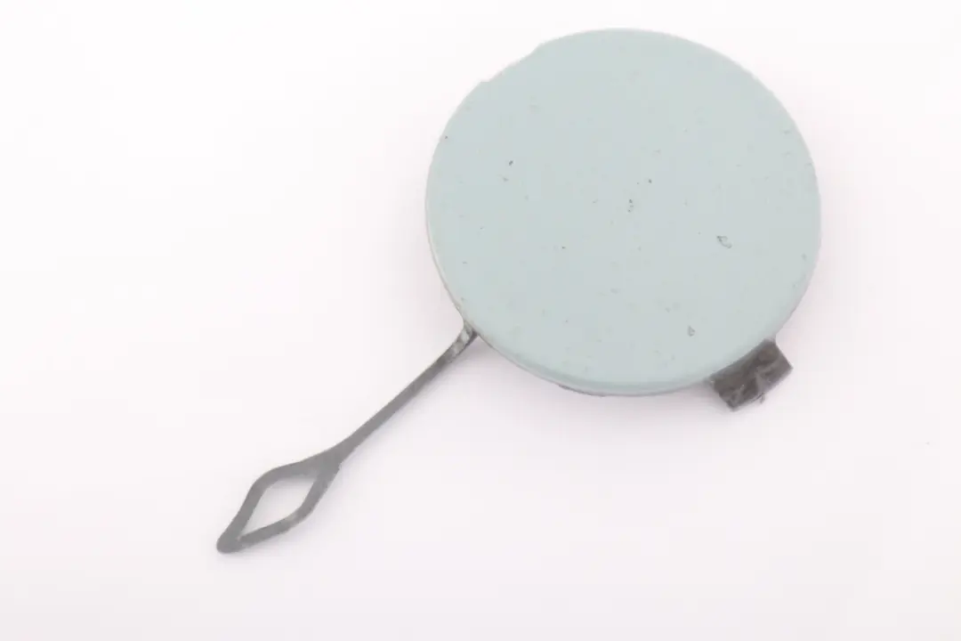 Mini R56 LCI Rear Bumper Towing Lug Eye Cover Cap Trim Right O/S Ice Blue - SKU 7264357-ICE - Part number 7264357