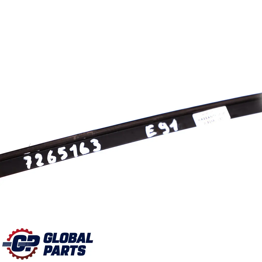 BMW E90 E91 Front Left N/S Windscreen Drip Moulding Trim Black Matt - SKU 7265163 - Part number 7265163