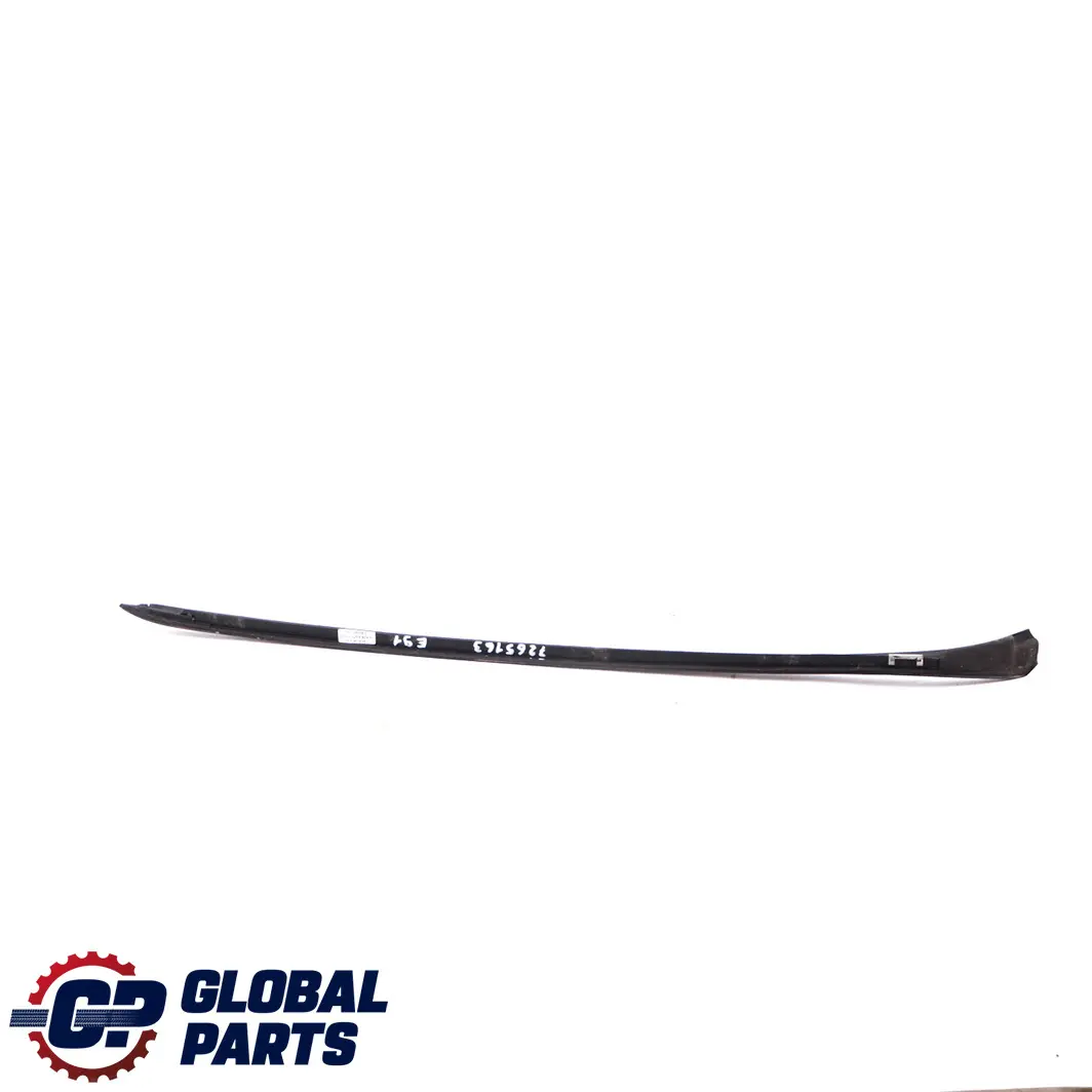 Front Left N/S Windscreen Drip Moulding Trim Black Matt to BMW E90 E91 with Part number 7265163 BMW E90 E91 Front Left N/S Windscreen Drip Moulding Trim Black Matt - SKU 7265163 - Part number 7265163