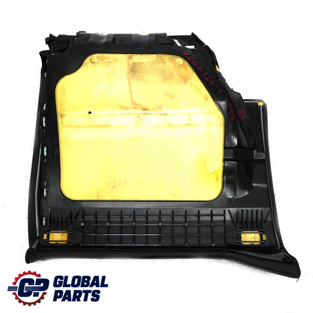 Asiento Trasero Derecho Funda Cuero Dakota Negro para BMW E92 Coupe con número de pieza 7266126 BMW E92 Coupe Asiento Trasero Derecho Funda Cuero Dakota Negro - SKU 7266126-1 - Número de pieza 7266126