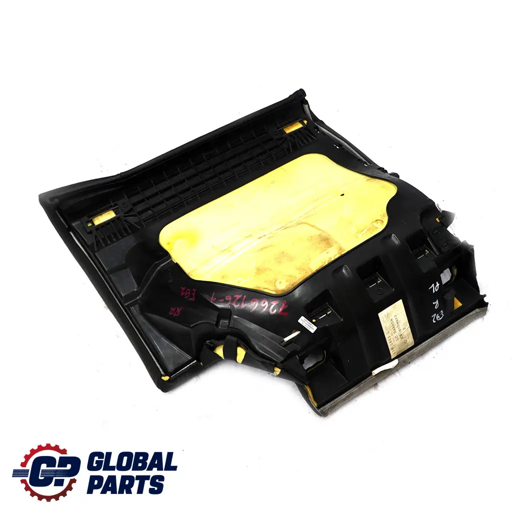 BMW 3 E92 Coupe Reference Siege Cuir Arriere Gauche Dakota, Noir - SKU 7266126-1 - Numéro de pièce 7266126