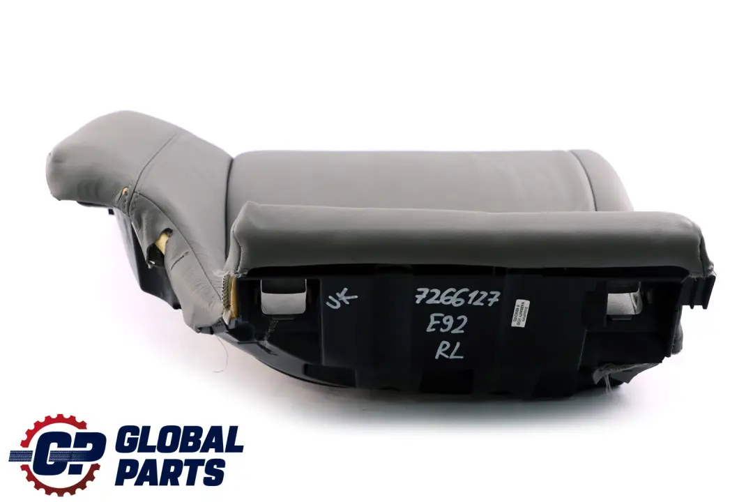 Grey Leather Rear Left Seat N/S Cover Couch Bench to BMW 3 Series E92 Coupe with Part number 7266127 BMW 3 Series E92 Coupe Grey Leather Rear Left Seat N/S Cover Couch Bench - SKU 7266127 - Part number 7266127