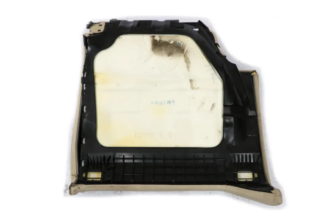 BMW E92 Cremebeige Creme Beige Leder hinten rechts Sitz Abdeckung Couch - SKU 7266130 - Teilenummer 7266130